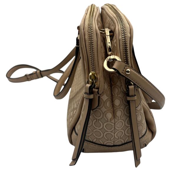 Coach Madison Georgie Op Art Convertible Satchel Hand Shoulder Crossbody Bag - Picture 5 of 9